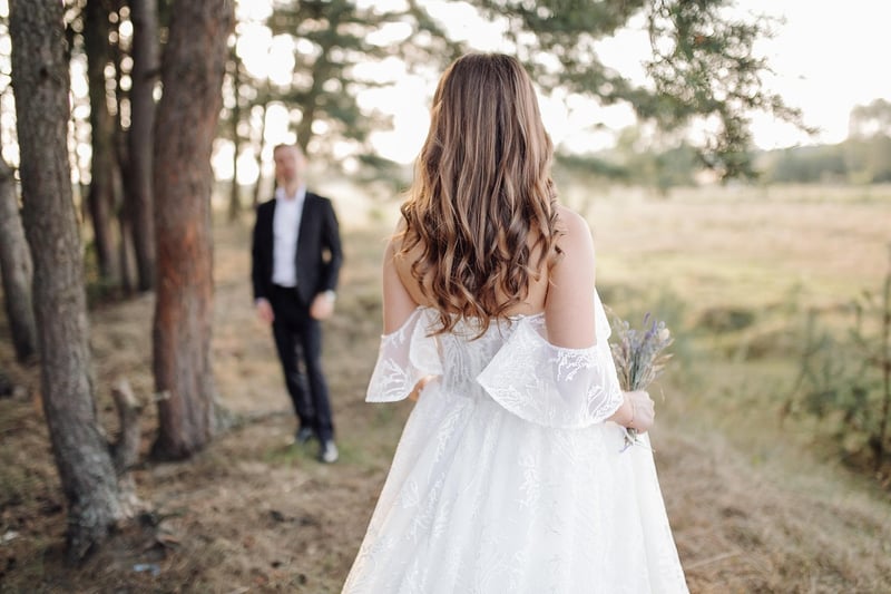 Bohemian wedding dress